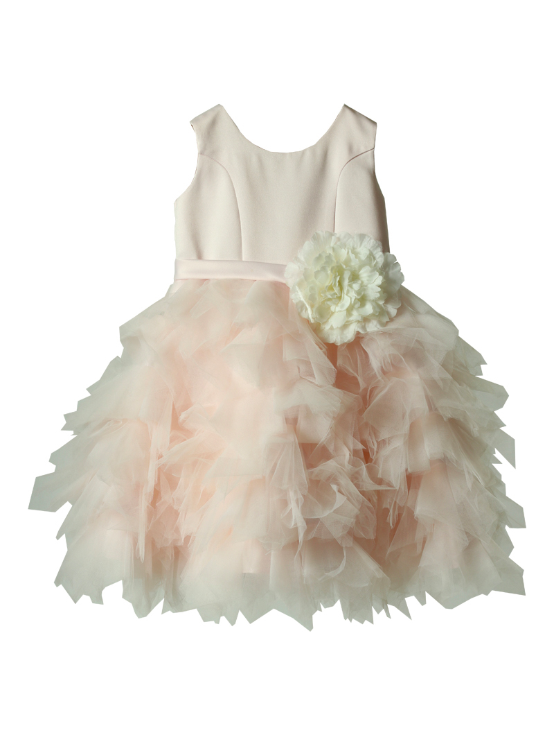 [Us Angels]<br>ボリュームチュール 子供ドレス(105cm)-ピンク